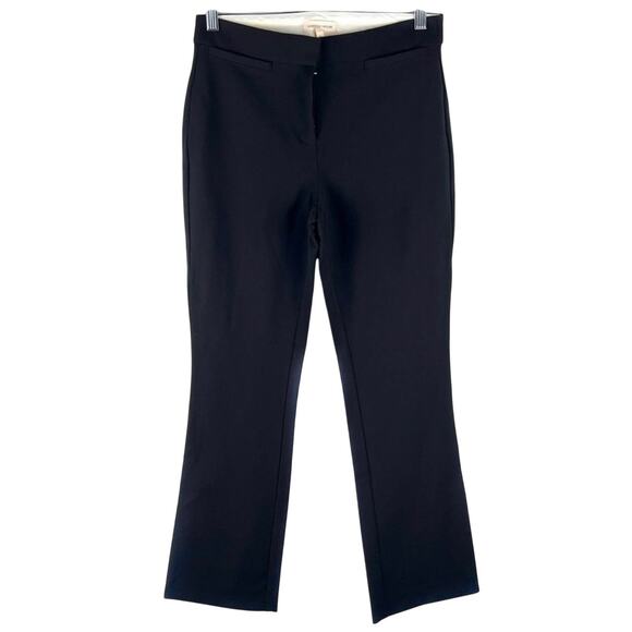 Rebecca Taylor Black High-Rise Bootcut Trousers 2 Classic Corpcore - Picture 1 of 7